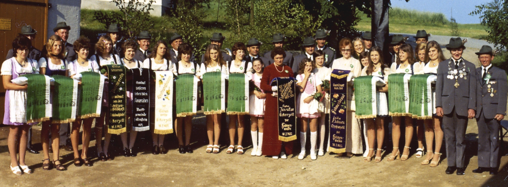 16.07.1972 - Fahnenweihe in Eckerzell